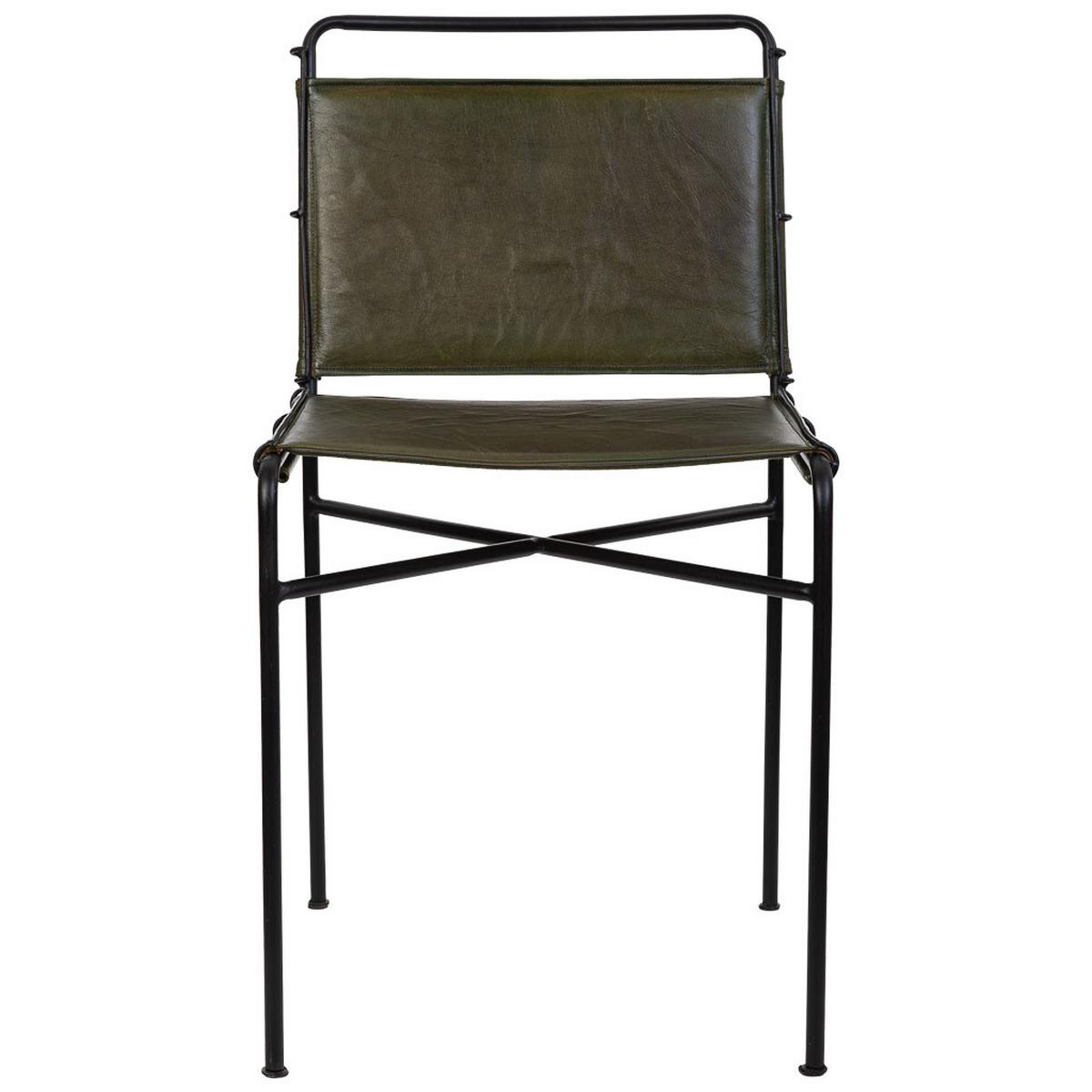 STUHL aus Metall, braun, 48x46x89cm - Braun, Metall (48/89/46cm) - Wanderlust