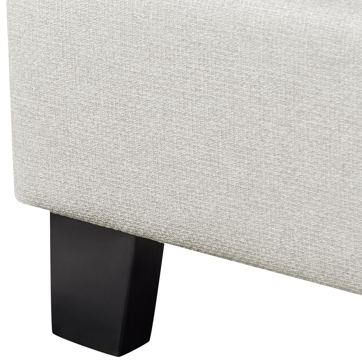 POLSTERBETT mit Lattenrost 140x200 cm Beige Roanne - Beige, Textil (140/200cm) - Beliani