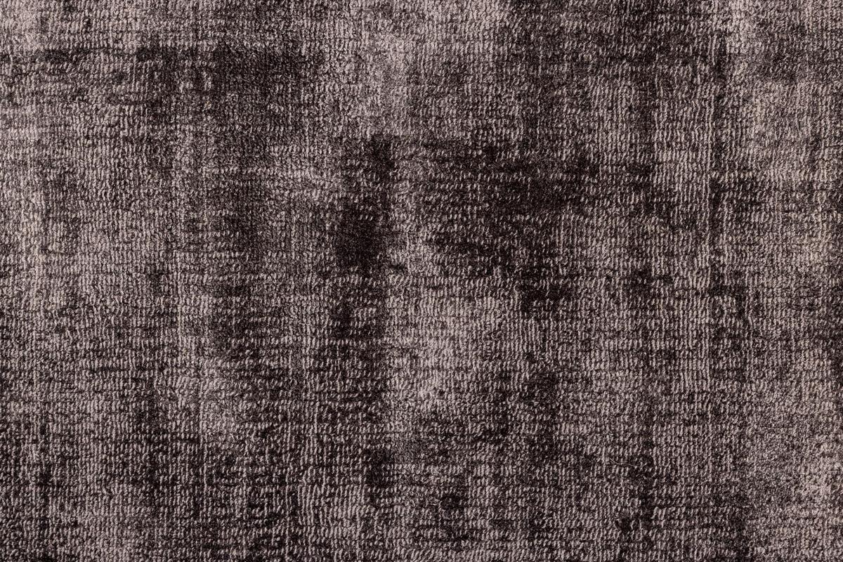 VISKOSETEPPICH Star 120x120 cm - Anthrazit, Textil (120/120cm) - THEKO