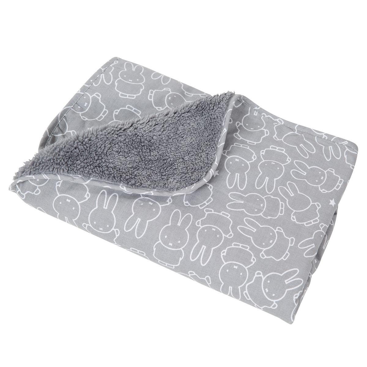 BABYDECKE 80 x 80 cm Miffy - Grau, Textil (80/80cm) - Roba