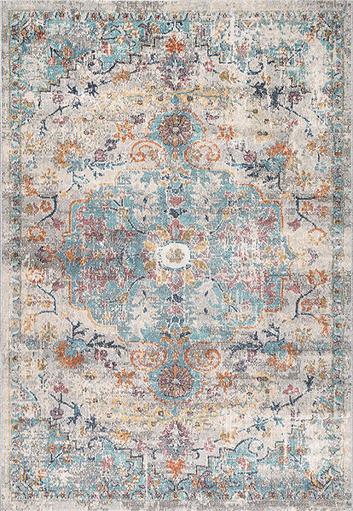 TEPPICH Outdoor Orientalisch LIMMAT Polypropylen Mehrfarbig 80 x 300 cm - Multicolor, Textil (80/300cm) - KADIMA DESIGN