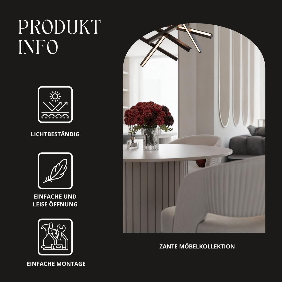 ESSTISCH rund mit geriffeltem Sockel, Cashmere - Creme, Holzwerkstoff (120/120/75cm) - Idohome