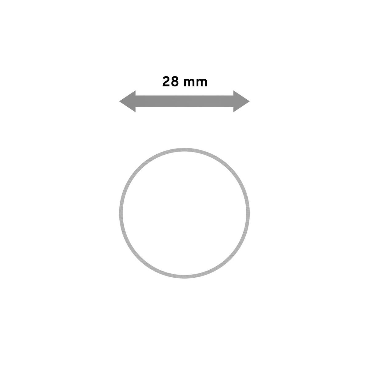 RUNDROHR 120 cm, 28 mm Ø Messing-farbig - Messingfarben, Metall (120cm) - INTERDECO