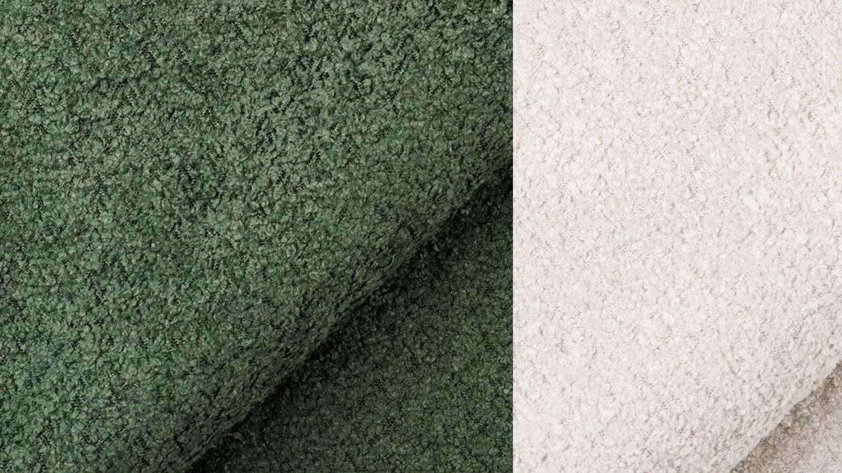 SOFA CALME 2,5-Sitzer, olive - Schwarz/Olivgrün, Holz/Textil (199/92/108cm) - Wozimo