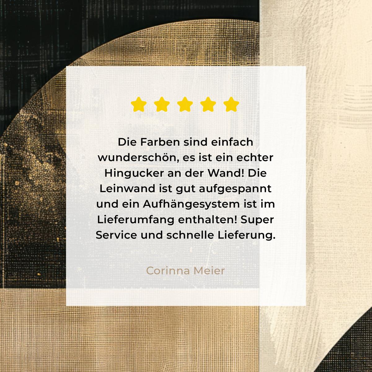 LEINWANDBILD Abstrakt - Geometrische Formen - Schwarz - Gold Wandbild 40x30 cm - Ecru, Textil (40/30cm) - MuchoWow