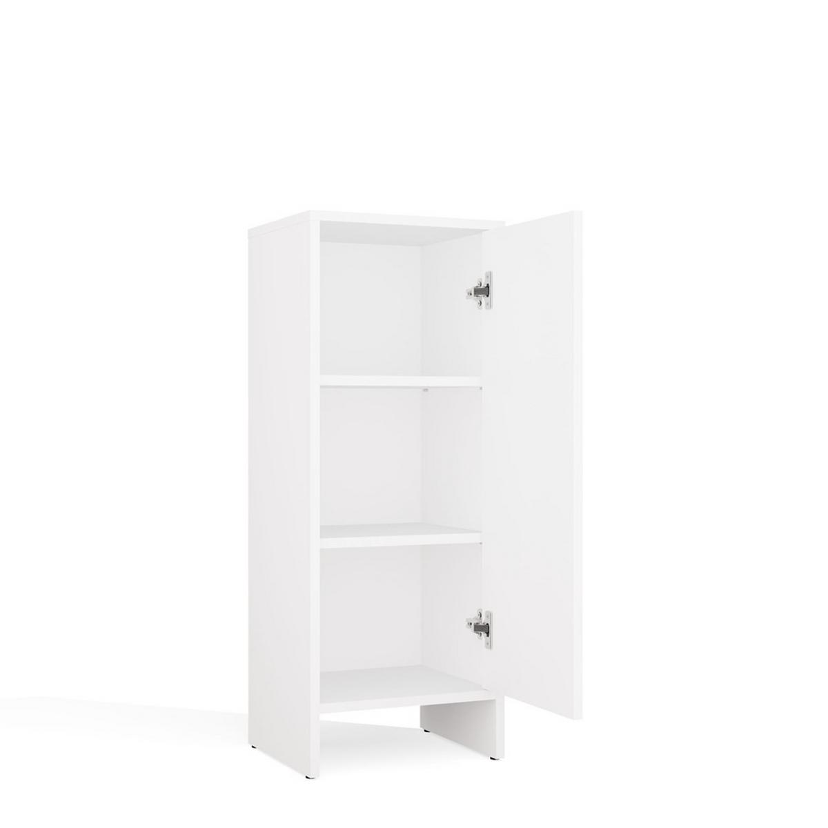 BADEZIMMERSCHRANK A6 Weiß 35/90/30 - Weiß, Holzwerkstoff (35/90/30cm) - RAUMHIRSCH FURNITURE