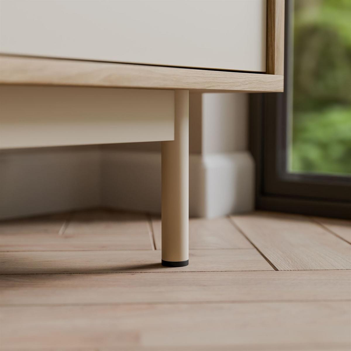 KOMMODE FLORENCE 2D3S mit Schubladen - Kaschmir, Holzwerkstoff (140/77/40cm) - Lookway
