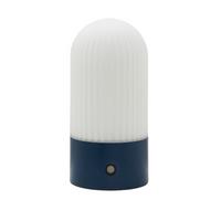 TISCHLAMPE Touareg H.19cm - Blau, Metall (16/9/19cm) - Signature