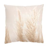 DEKOKISSEN Pampasgras im Sonnenlicht 40/40 cm - Beige, Textil (40/40/10cm) - Bilderwelten