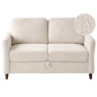 2-SITZER-SOFA Bouclé Beige Mare - Beige, Textil (143/88/77cm) - Beliani