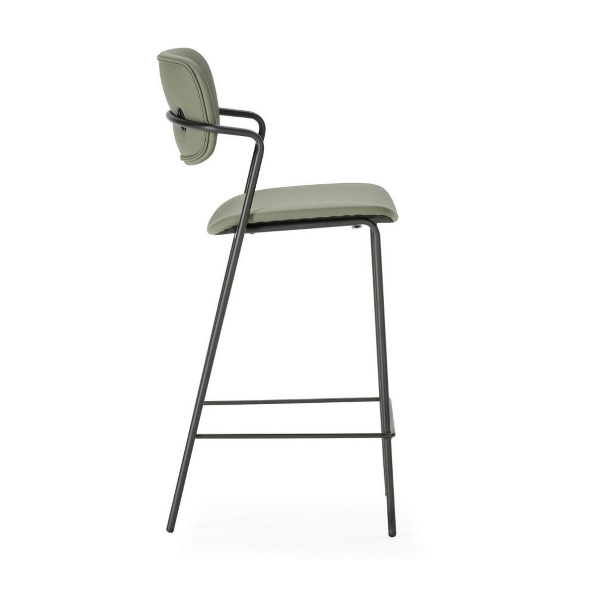 BARHOCKER Maika Grün 44/51/66 cm 2er-Set - Grün, Textil (51/66/44cm) - Drawer
