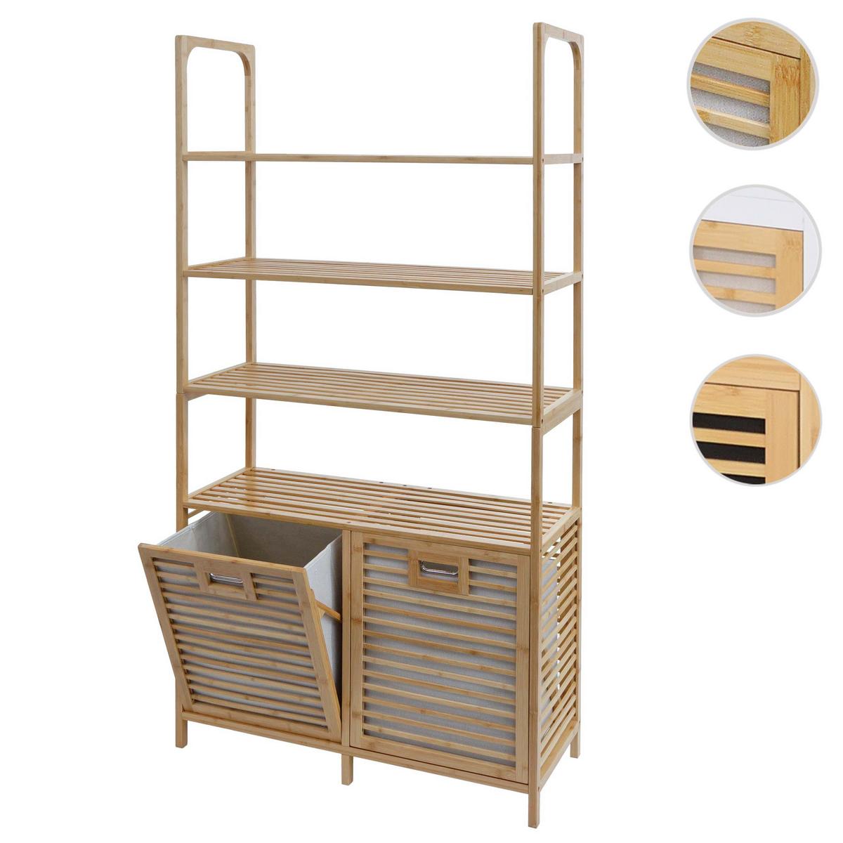 BADEZIMMERSCHRANK Braun - Braun, Holz (81/168/33cm) - MCW