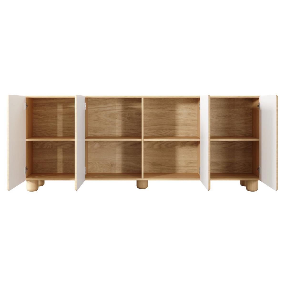SIDEBOARD Lomo 199 cm - Eichefarben, Holz/Holzwerkstoff (199.7/80.2/38cm) - Selsey