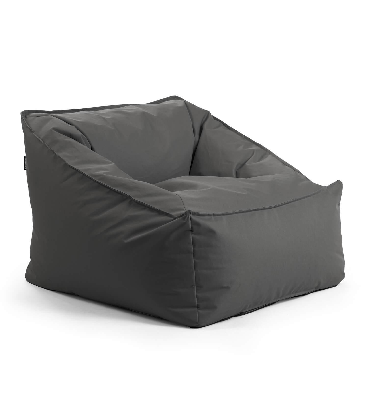 OUTDOOR SITZSACK Der Sunnyboy - Schwarz, Textil (80/60/83cm) - Mokebo