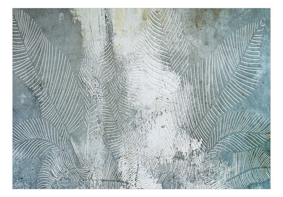SELBSTKLEBENDE FOTOTAPETE 294/210 cm - Blau/Grau, Kunststoff/Textil (294/1cm) - KUNSTLOFT