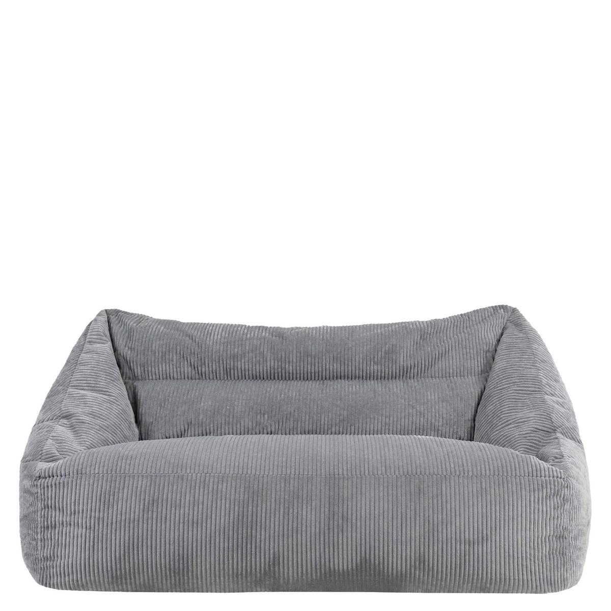 SITZSACK Sofa Cecilia Cord - Grau, Textil (160/70/93cm) - icon