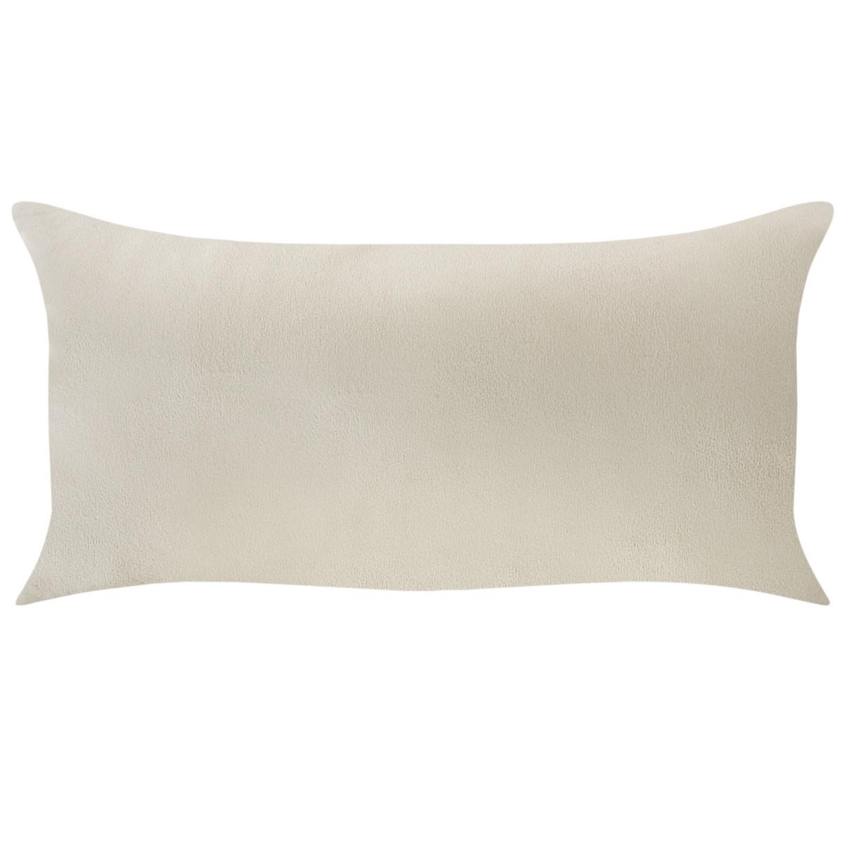 CHAISELONGUE-LINKSSEITIGE Samtstoff Hellbeige Ivry - Beige/Schwarz, Textil (152/72/62cm) - Beliani
