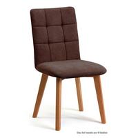 ESSZIMMERSTUHL (8er-Set) Dareen 47x91x60 Eiche geölt/Braun - Eichefarben/Braun, Kunststoff (60/91/47cm) - 58aufmkessel