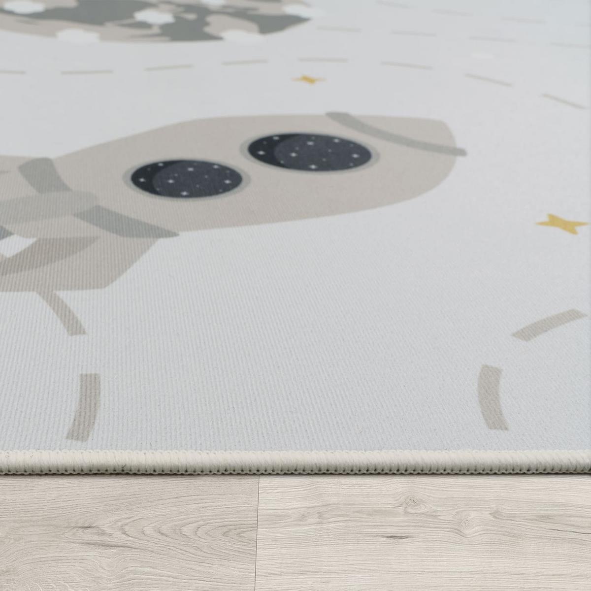 KINDERTEPPICH Sterne Creme 160 x 220 cm - Creme, Kunststoff (160/220cm) - TT Home