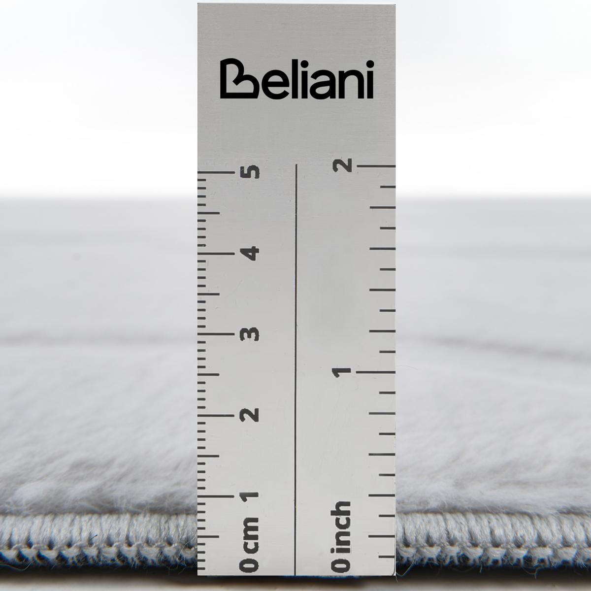 TEPPICH Hellgrau 80/300 cm Kawi - Hellgrau/Grau, Textil (80/300cm) - Beliani
