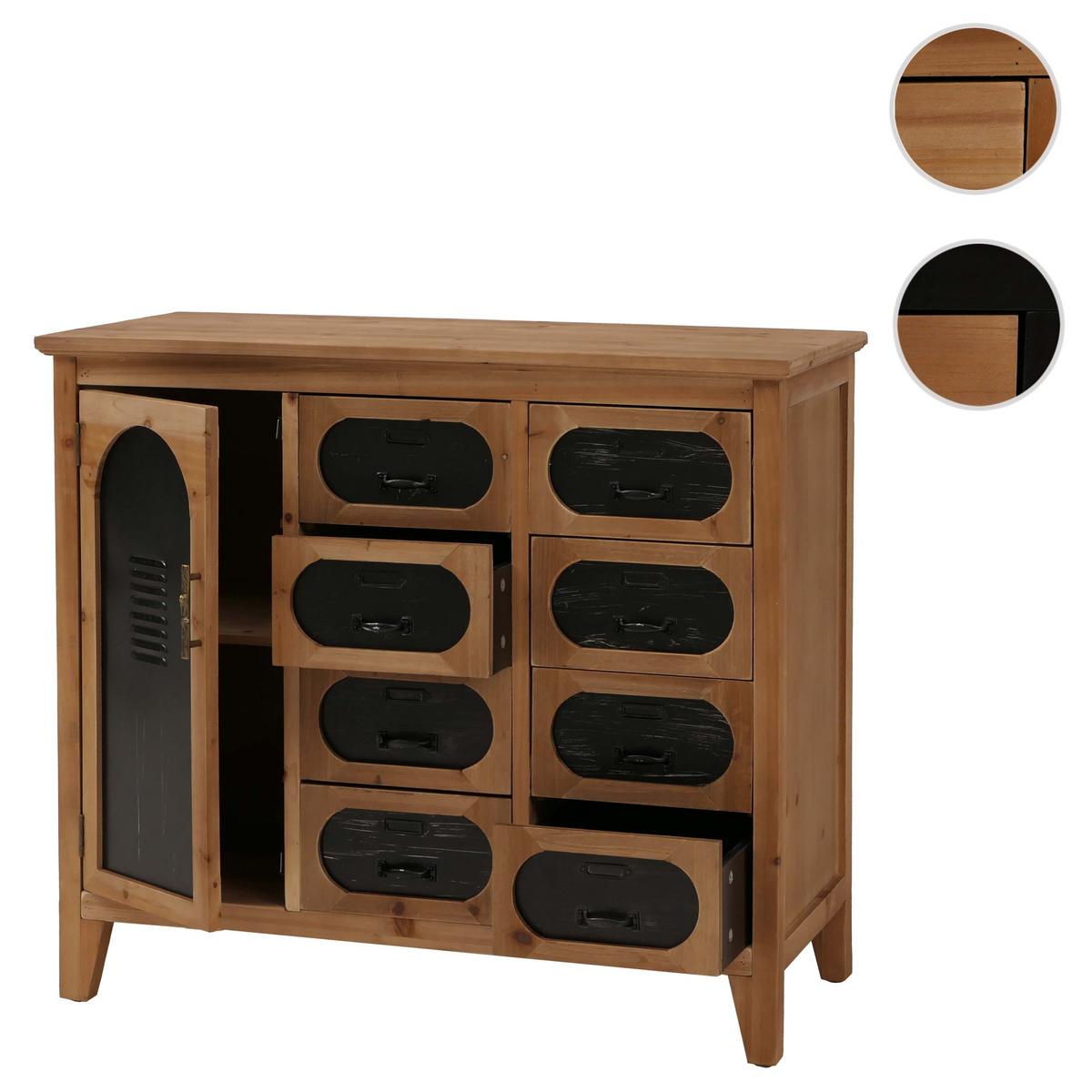 APOTHEKERKOMMODE Braun - Braun, Holz (91/80/40cm) - MCW