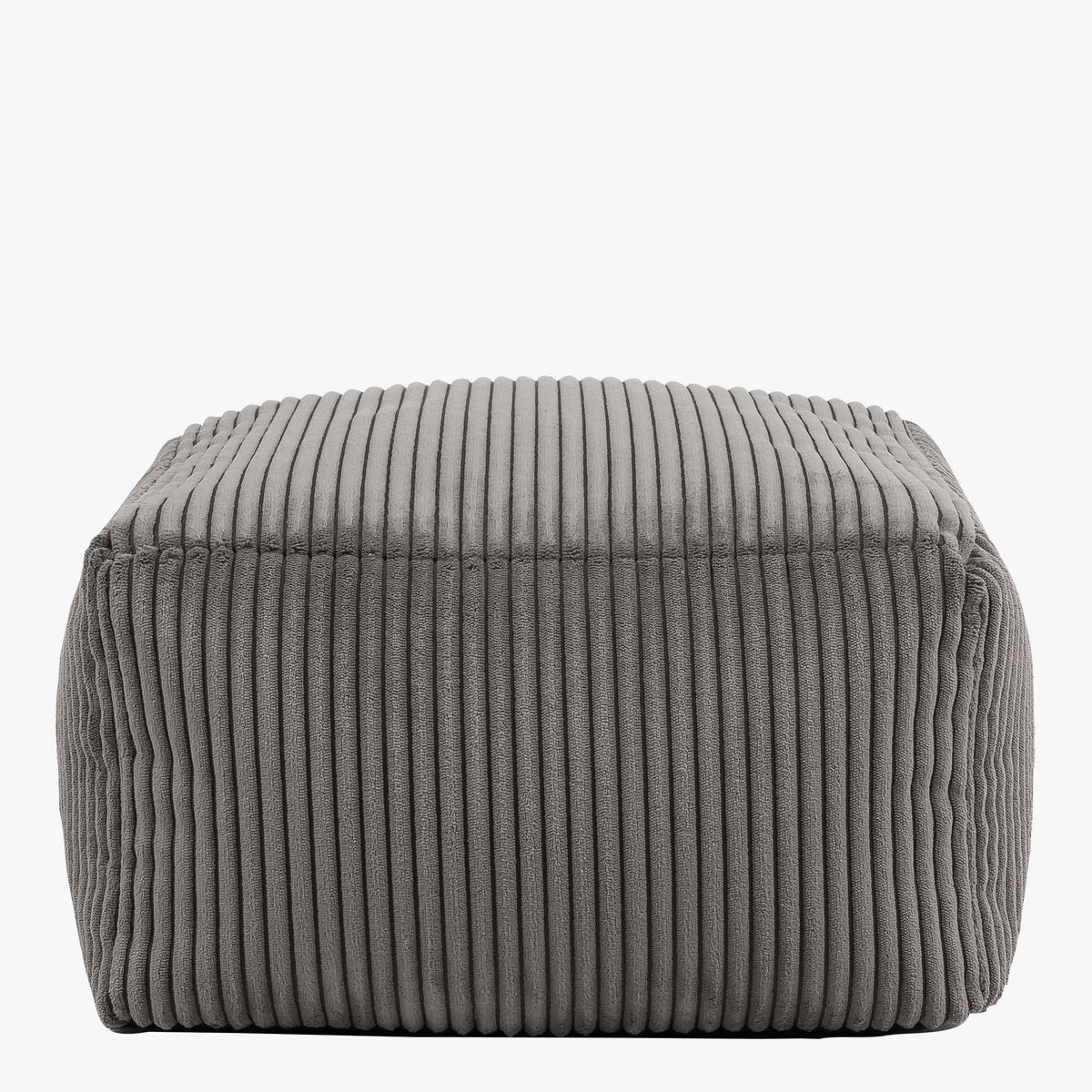 SITZPOUF Amara - Anthrazit, Textil (42/24/42cm) - icon