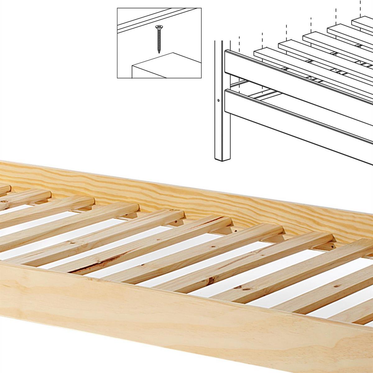 ROLLROST ROLLROST 120X200 CM - Naturfarben, Holz (120/200cm) - IDIMEX