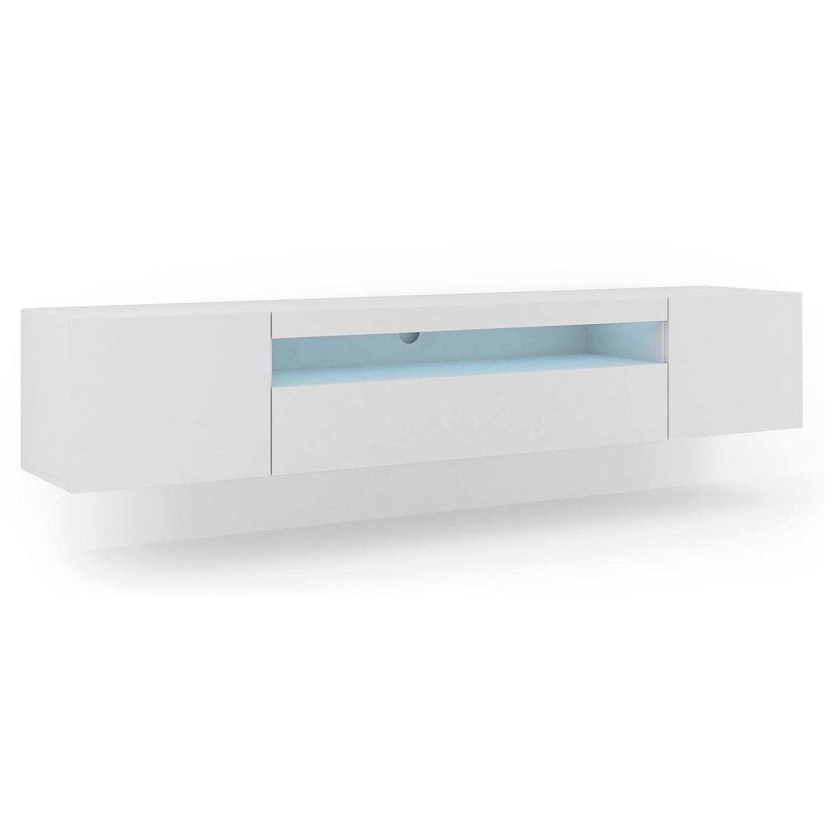 TV-MÖBEL Aurus Weiß - Weiß, Holzwerkstoff (200/36/37cm) - Petits-meubles