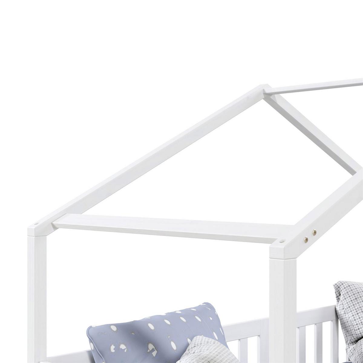 HAUSBETT ELEA 90X200 CM - Weiß, Holz (96/148/206cm) - IDIMEX