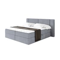 BOXBETT mit Matratze H4 - EVON - 180x200 cm Grau - Grau, Holzwerkstoff (180/200cm) - ALTDECOR