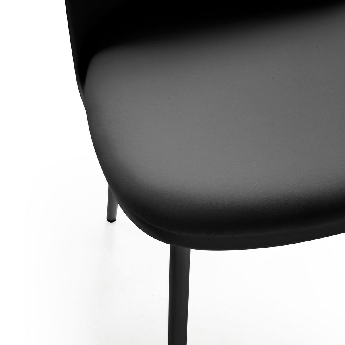 STUHL 4er-Set Kana schwarz - Schwarz, Kunststoff/Metall (45/83/51cm) - VS Venta-stock