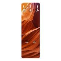 WANDGARDEROBE - Inner Canyon Rot 34/105 cm - Orange, Holzwerkstoff (34/105/1.6cm) - Bilderwelten
