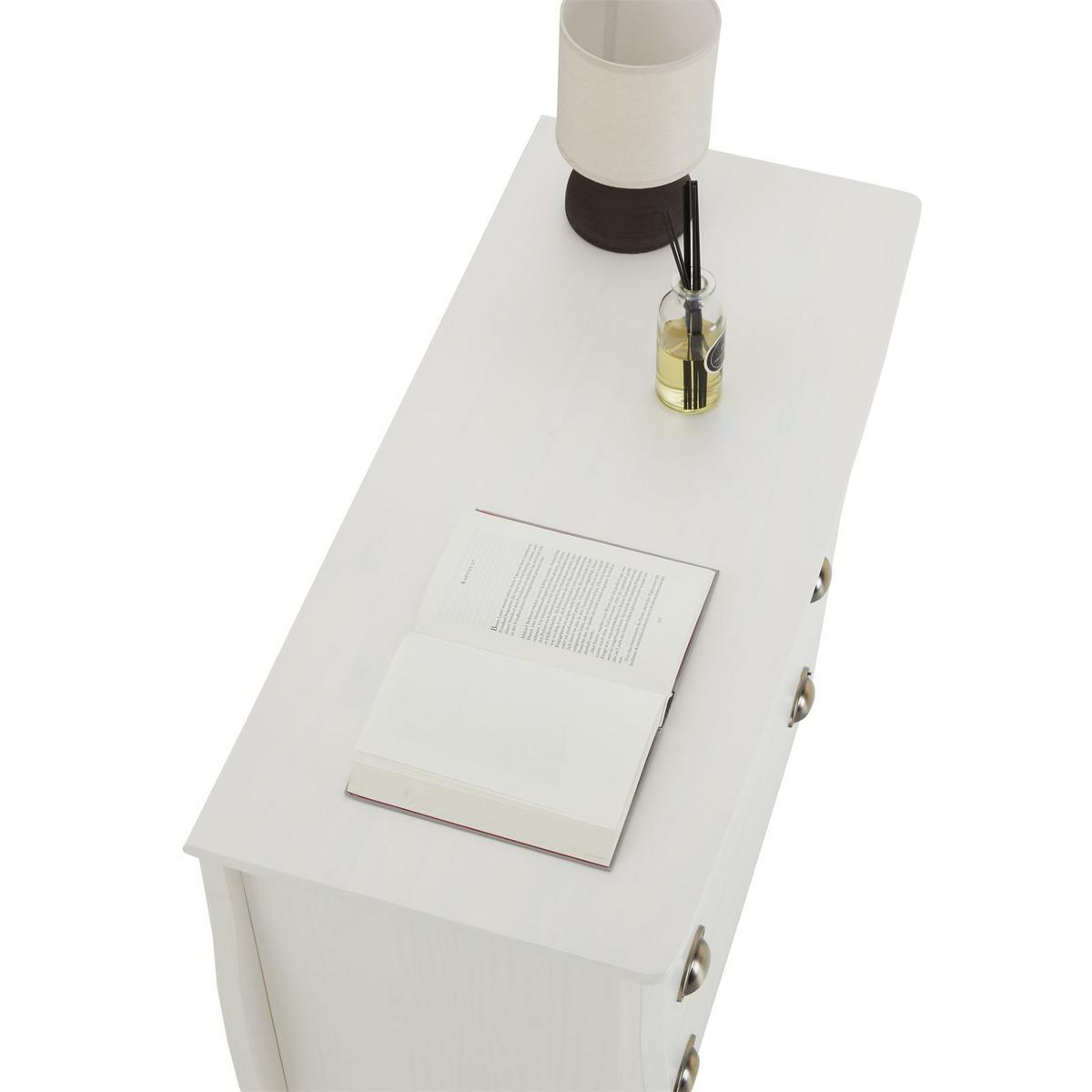 KOMMODE ANTOINETTE weiß - Weiß, Holz (89/87/43cm) - IDIMEX