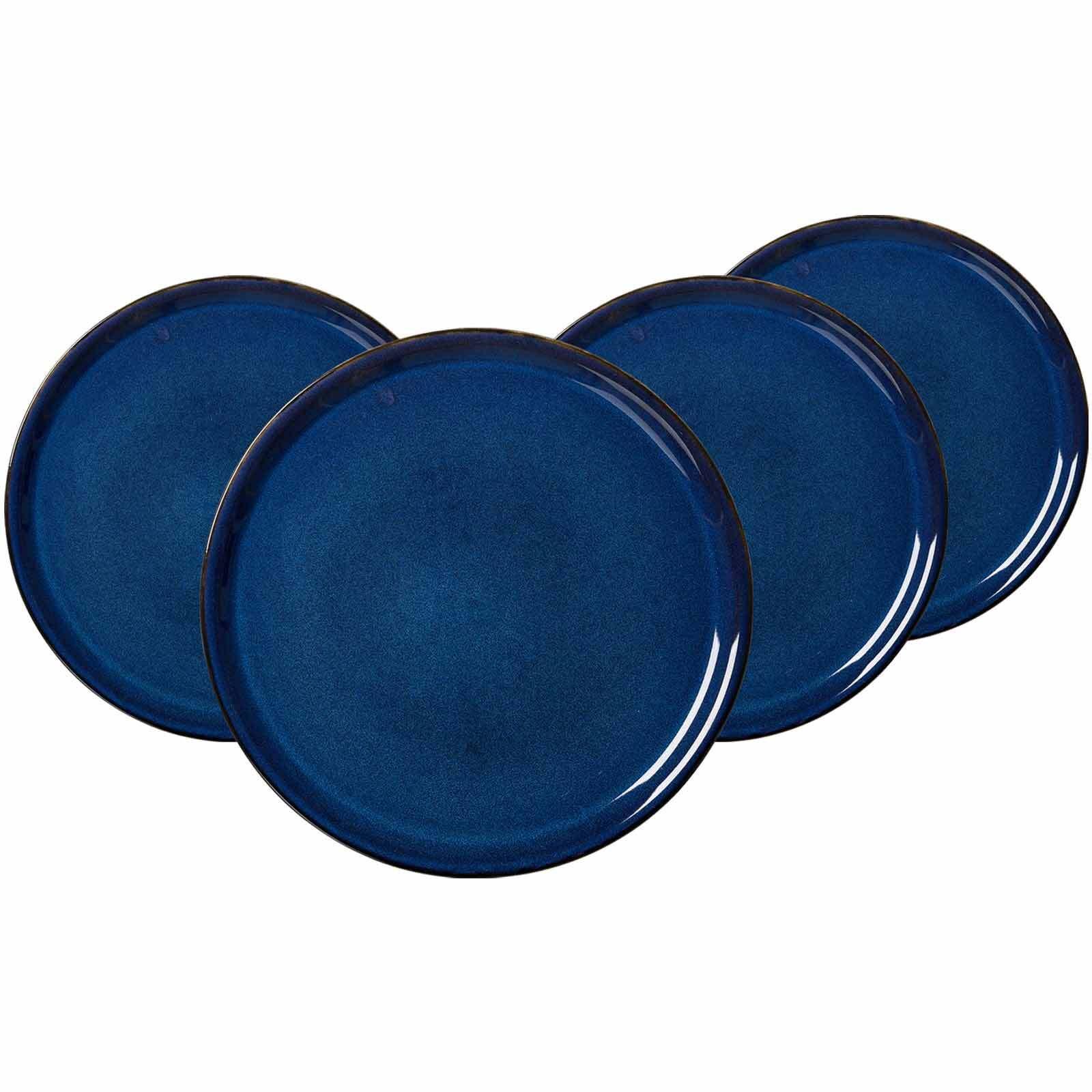 PIZZATELLER Aradeo blau ø 32 cm 4er Set - Blau, Keramik (32cm) - Ritzenhoff Breker