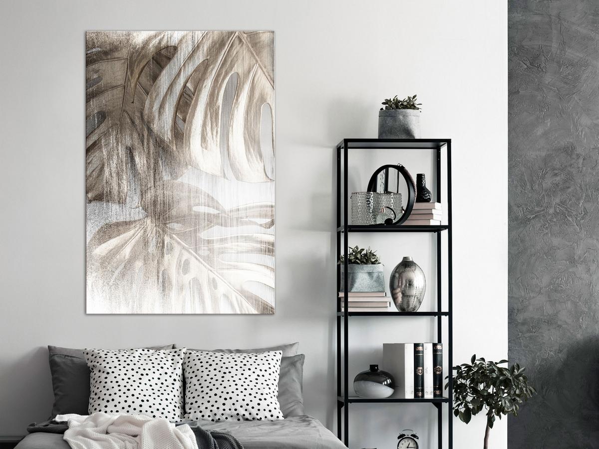 KUNSTDRUCK Braun 40/60 cm - Braun/Grau, Textil (40/60cm) - KUNSTLOFT