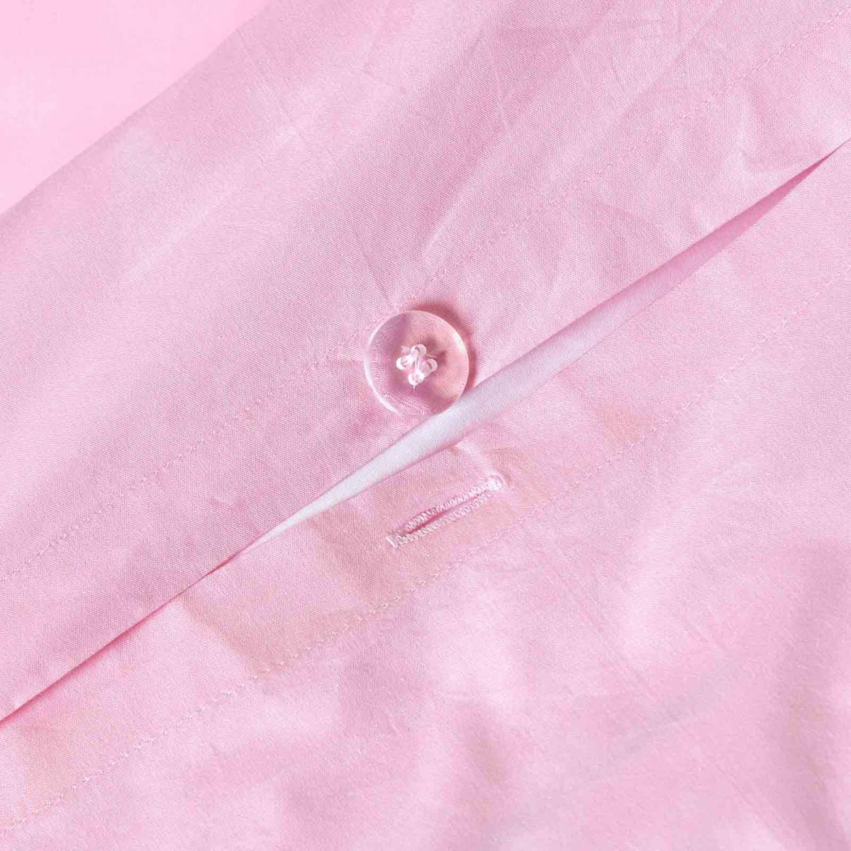BETTWÄSCHE Perkal Fadendichte 200 - Rosa, Textil (150/200cm) - Homescapes