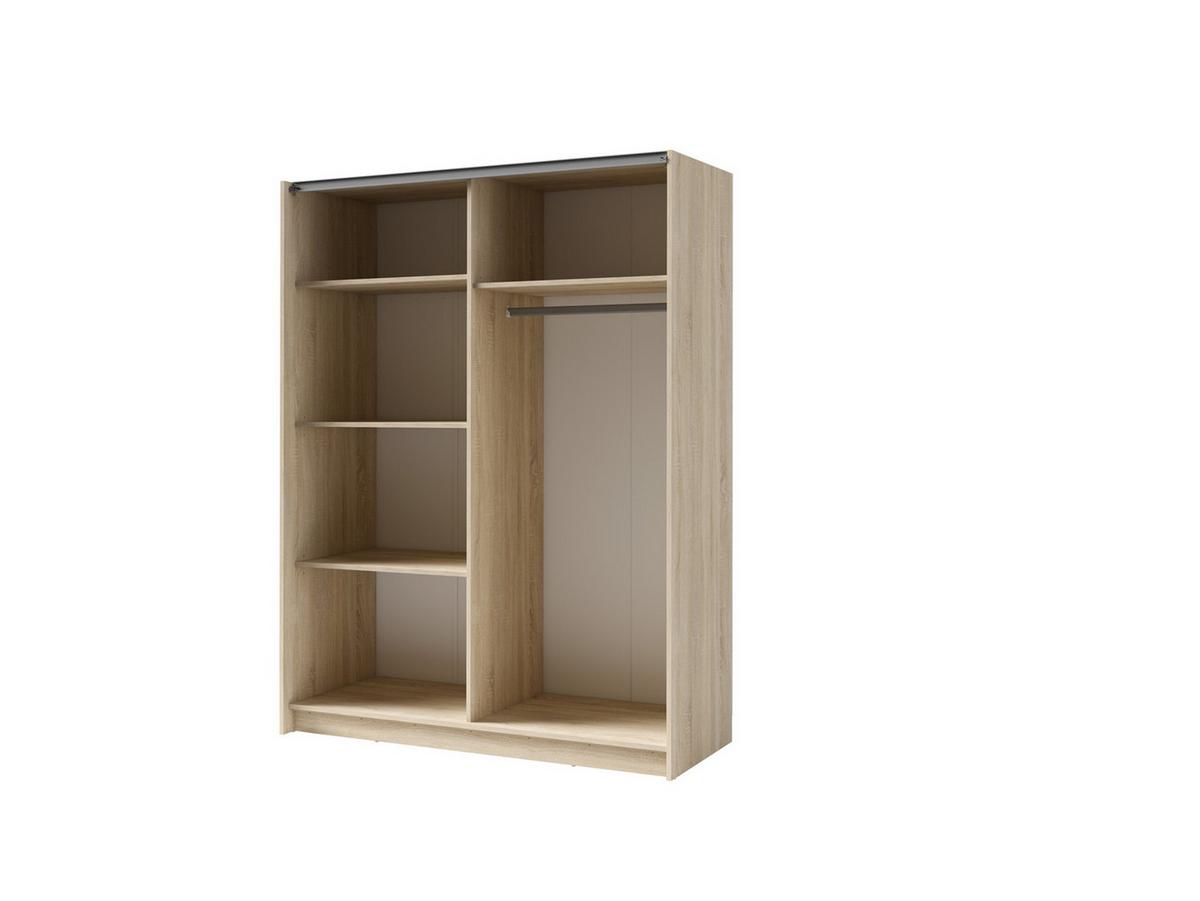 KLEIDERSCHRANK Eiche Sonoma 151/199/62 - Sonoma Eiche, Holzwerkstoff (151/199/62cm) - RAUMHIRSCH FURNITURE