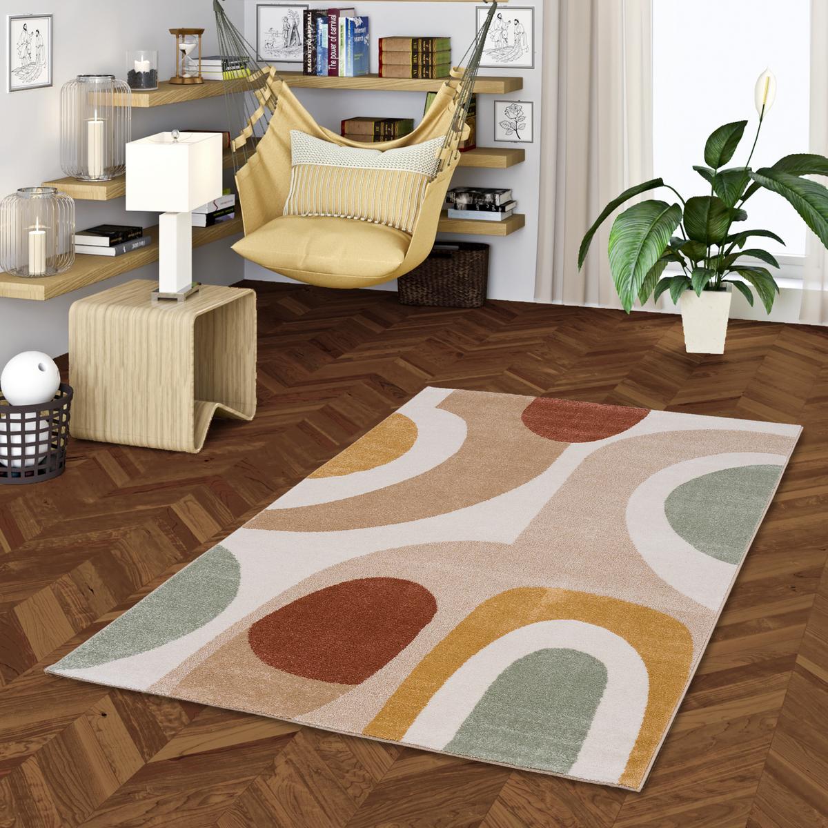 DESIGNER TEPPICH FARO RETRO - Beige, Textil (200/290cm) - Pergamon