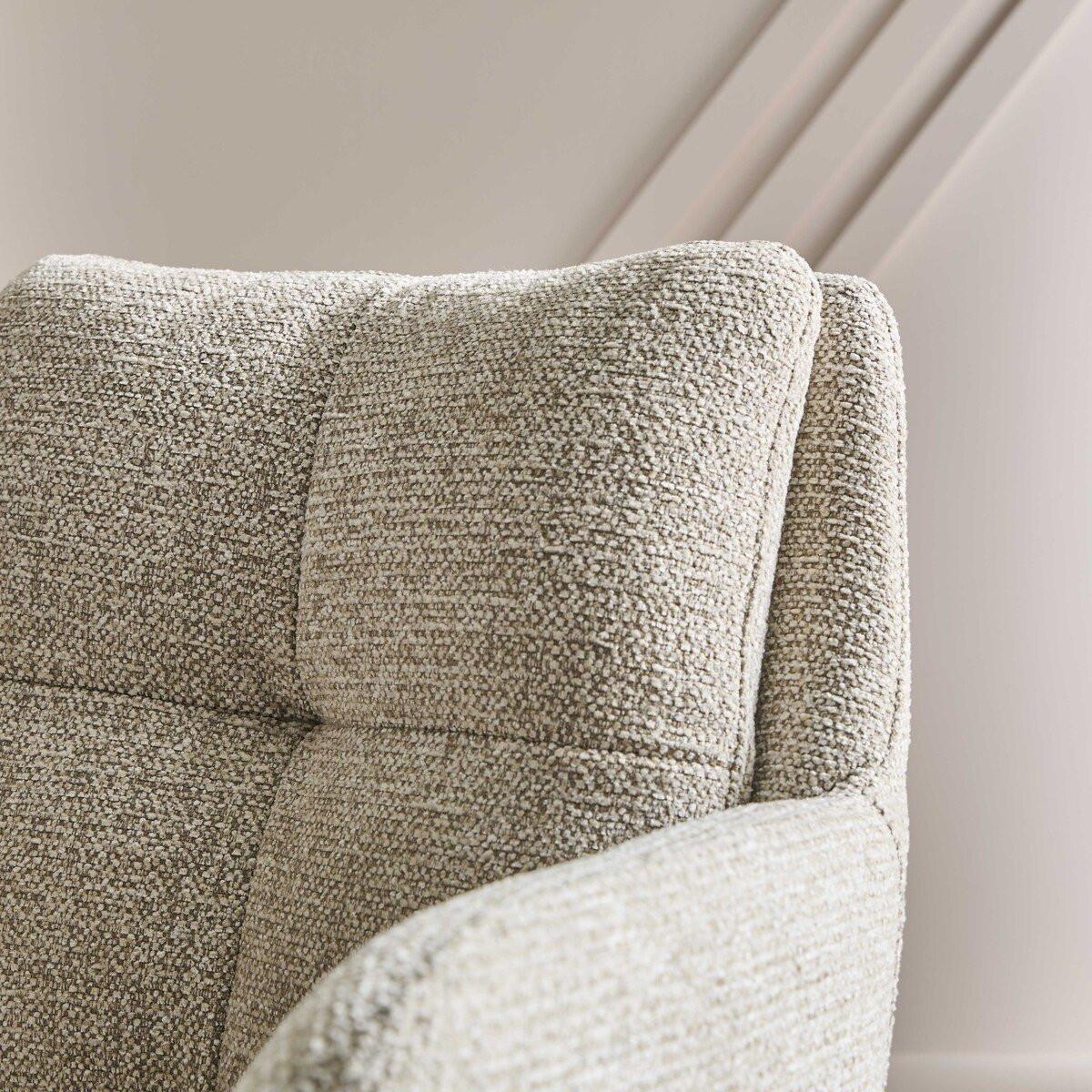 BRIDGE-STUHL mit massivholzbeinen - dante 61/67/86 cm - Beige, Holzwerkstoff (67/86/61cm) - Signature