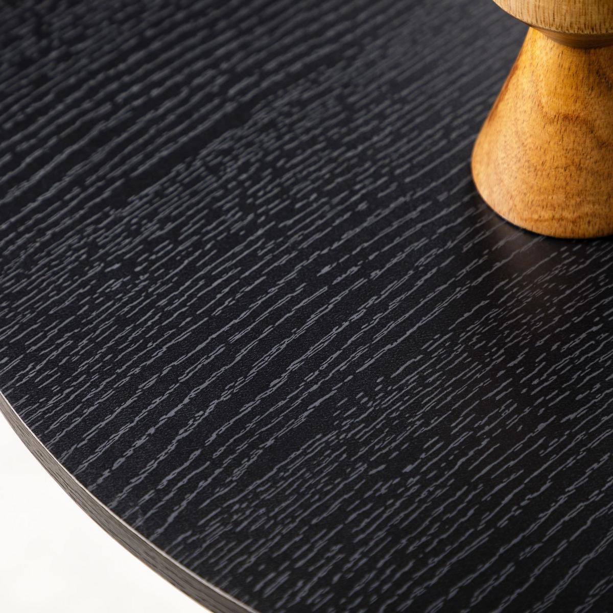 COUCHTISCH ISOMA schwarz - Schwarz, Metall (50/50/55cm) - IDIMEX