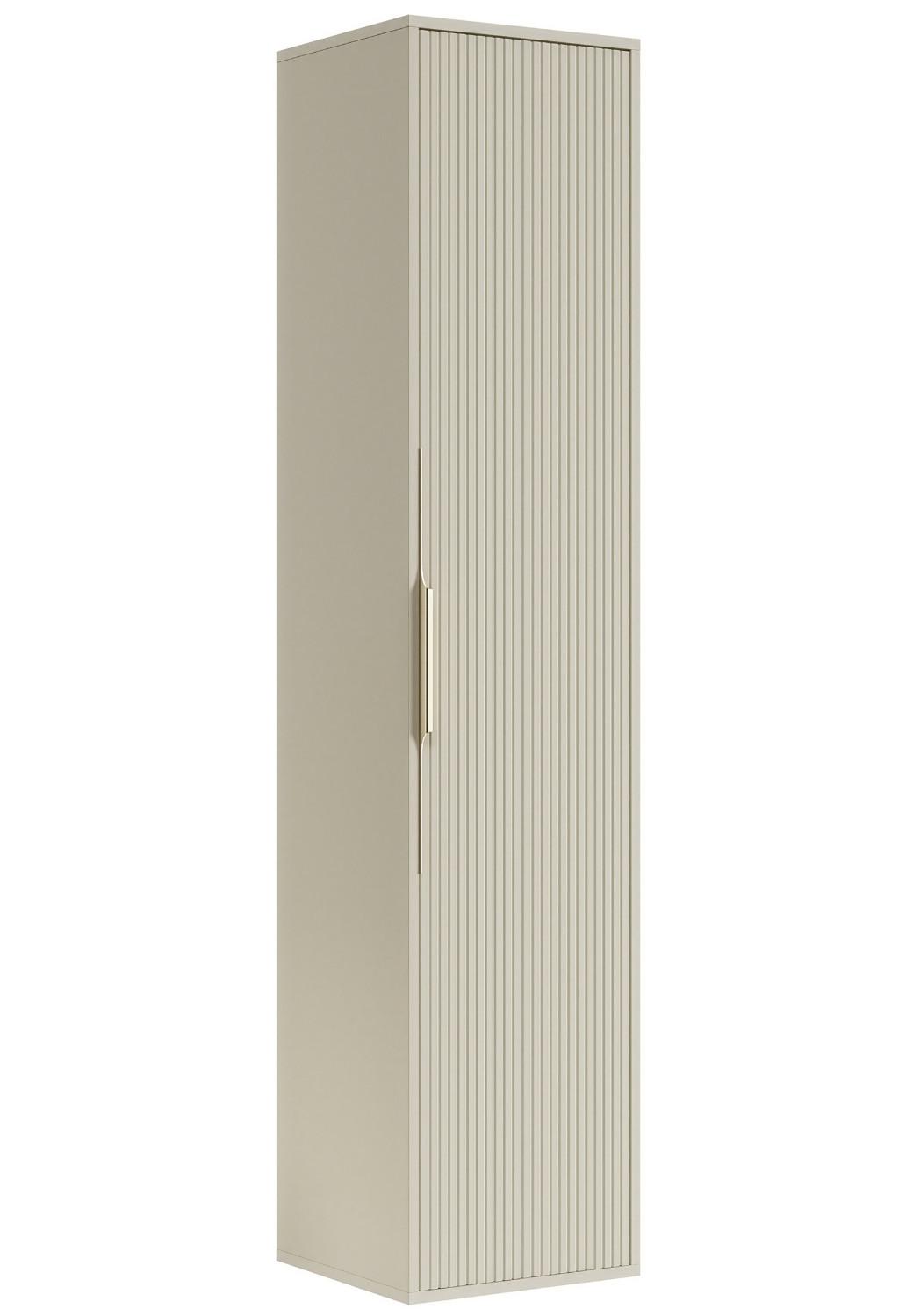 BADEZIMMERSCHRANK Rimini mit 1 Tür Cashmere - 38 x 33 x 170 cm - Kaschmir, Holz (33/170/38cm) - Badplaats