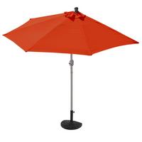 SONNENSCHIRM Orange - Orange, Textil (285/145cm) - MCW