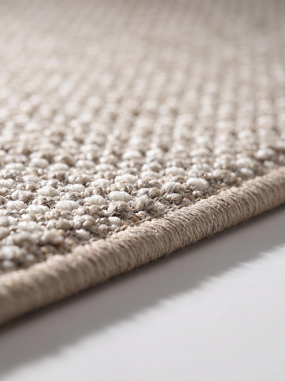 KURZFLORTEPPICH Uni STURA Polypropylen Beige 200 x 280 cm - Beige, Textil (200/280cm) - KADIMA DESIGN