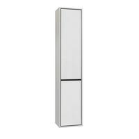 HÄNGESÄULE Sophéa Weiß - Weiß, Holzwerkstoff (35/172/30cm) - Petits-meubles