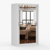 KLEIDERSCHRANK Milan 120 cm, 120/215/64, 2-türig, weiß - Weiß, Holzwerkstoff (120/215/64cm) - imoebel24