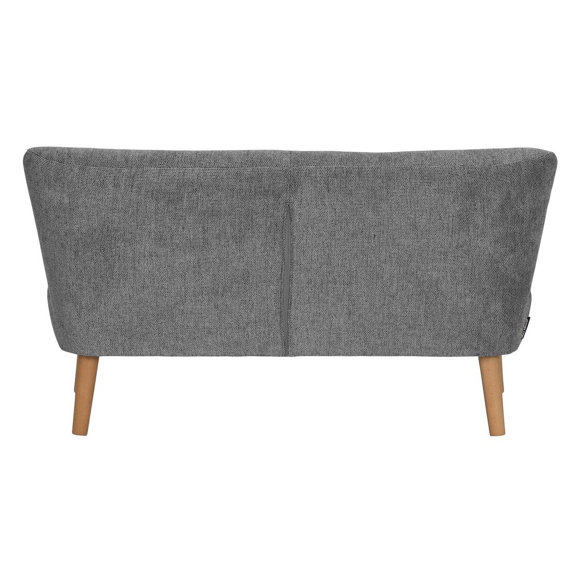 KINDERSOFA 2-Sitzer Katya Flachgewebe anthrazit - Anthrazit, Kunststoff (97/54/50cm) - 58aufmkessel