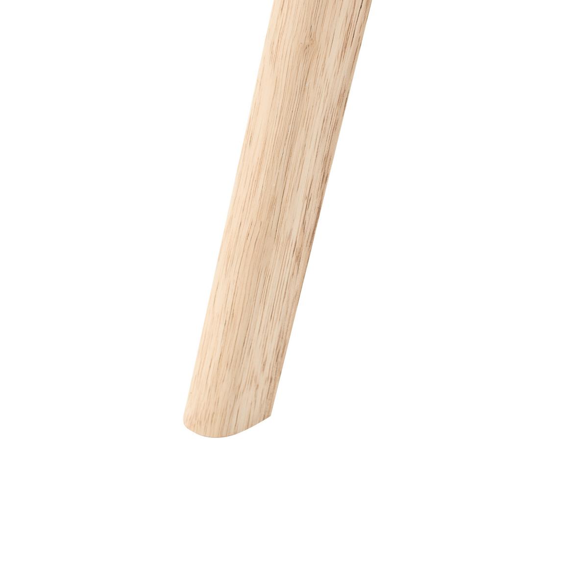 BARSTUHL 2er-Set Holz Hellbraun/Hellbeige Charleston - Beige, Textil (47/92/50cm) - Beliani