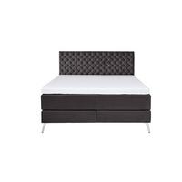 BOXSPRINGBETT SINDAR Anthrazit Webstoff - Anthrazit, Textil (160/200cm) - KAWOLA
