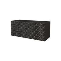 LOWBOARD VIRA-W 100x40x40 cm - Schwarz - Schwarz, Holzwerkstoff (100/40/40cm) - ALTDECOR