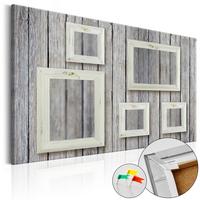 PINNWANDBILDER Braun 120/80 cm - Beige/Braun, Naturmaterialien/Textil (120/80cm) - KUNSTLOFT